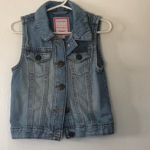 Gymboree Girls Denim Vest